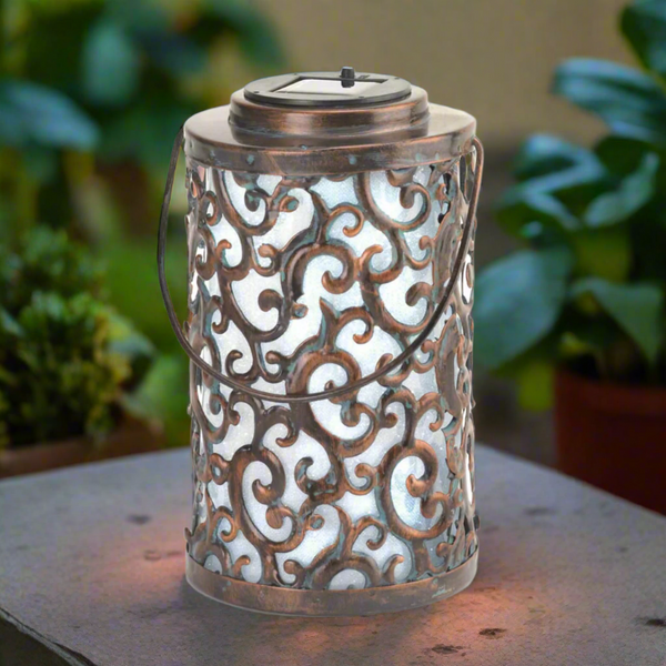 garden gate solar lantern