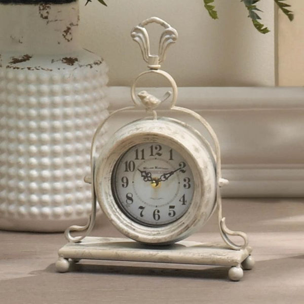 french country tabletop clock