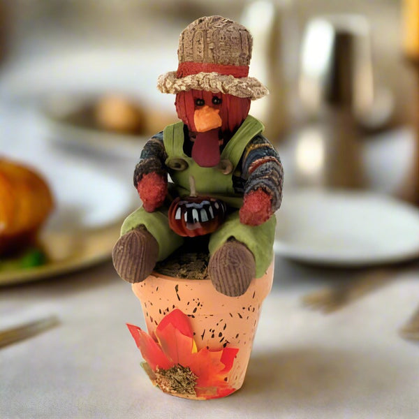 little dippers scented thanksgiving turkey figurine
