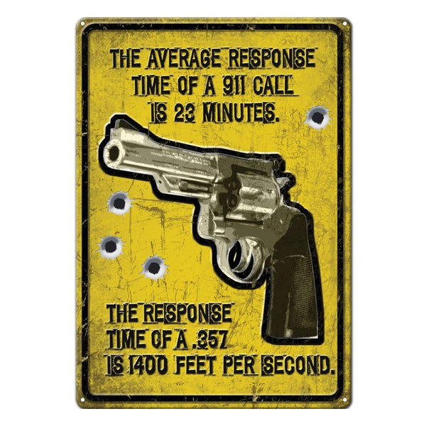 average response time gun sign