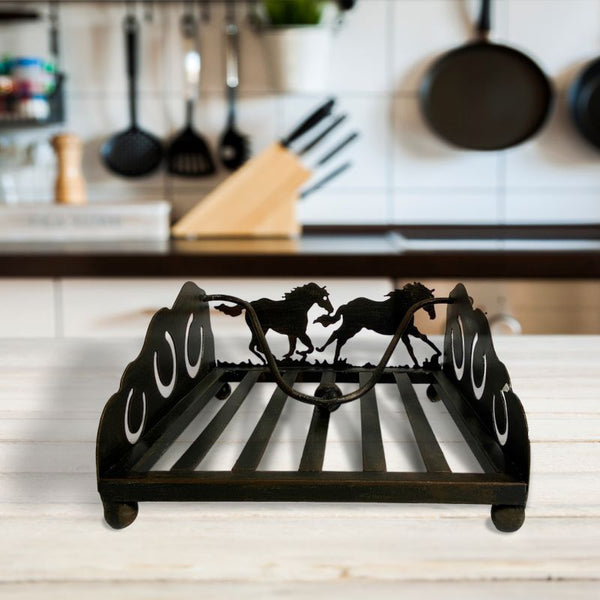 laser cut horse napkin holder