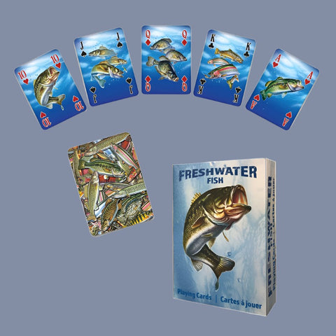 Freshwater Fishing Playing Cards