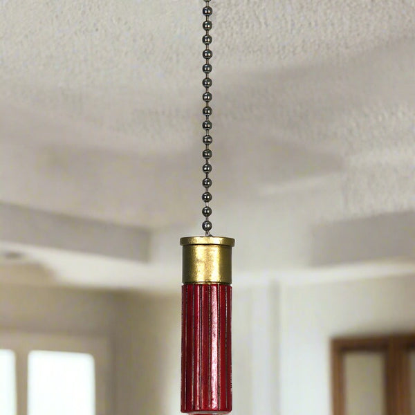 novelty shot shell ceiling fan light pull