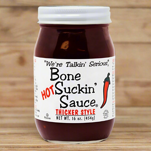 bone suckin sauce hot thicker style 16 oz