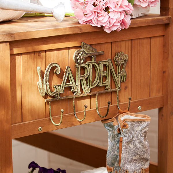 garden cast iron wall hooks