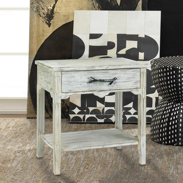 pawley wooden end table