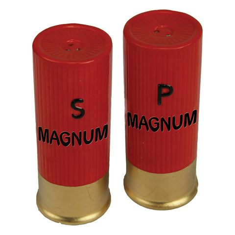 Magnum Shot Shell Ceramic Salt & Pepper Shakers Set