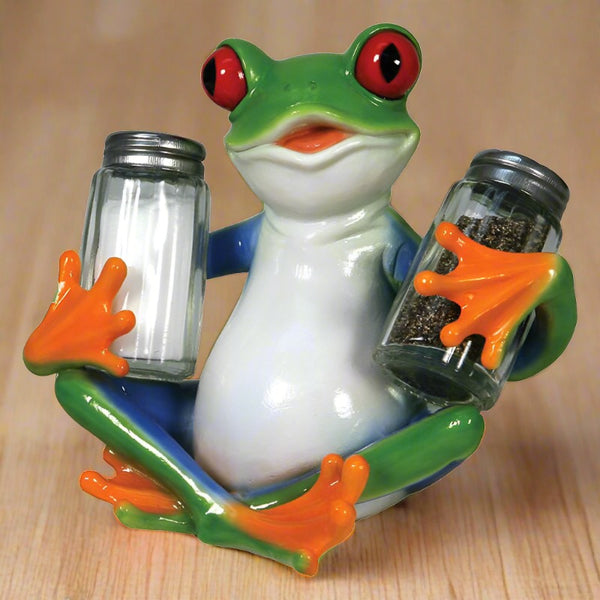 red eyed tree frog salt and pepper shakers
