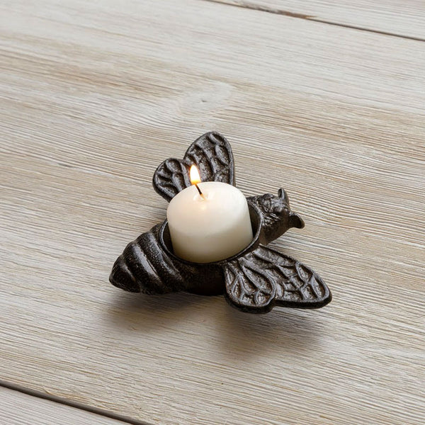 bee tea light candle holder