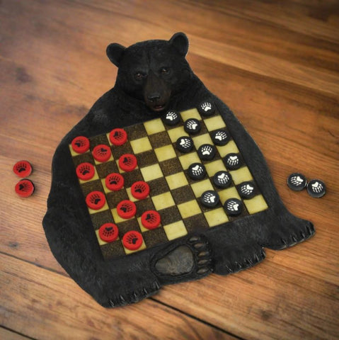 Black Bear Checkerboard Set