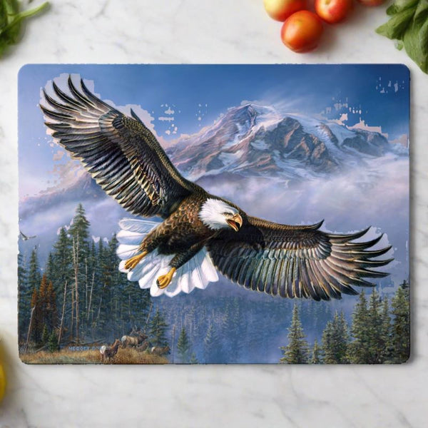 soaring eagle glass cutting board