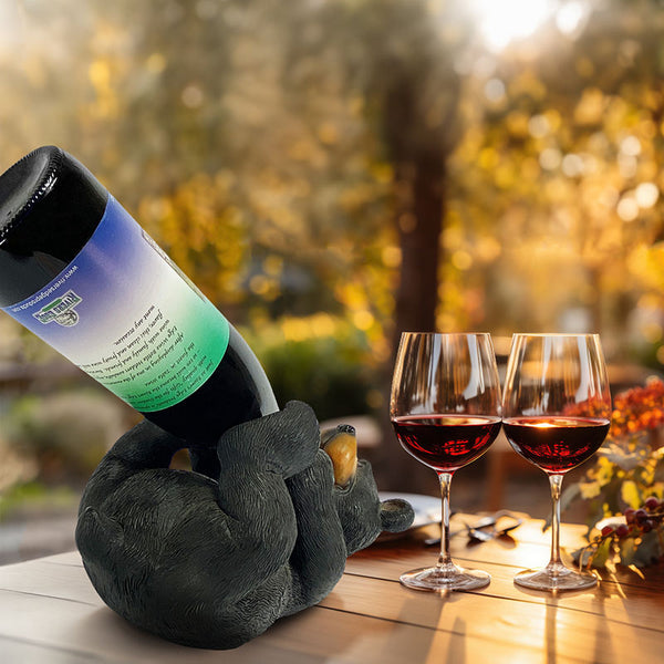 cute bear wine bottle holder