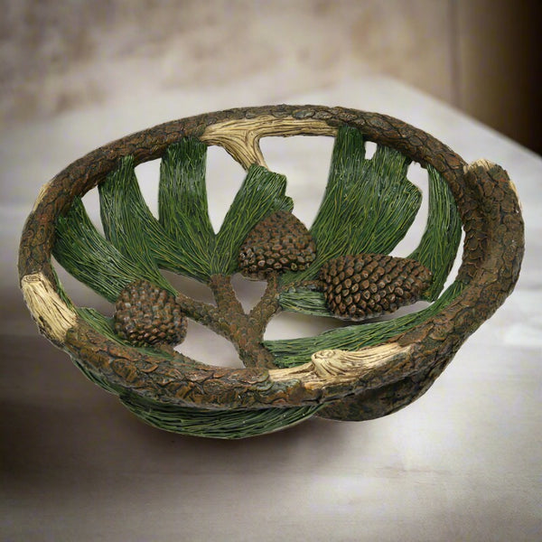 pinecone fruit bowl