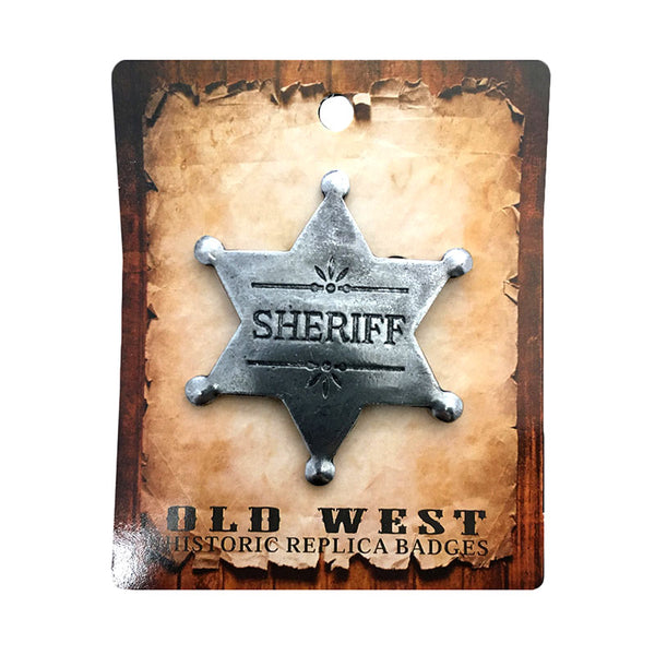 historic replica sheriff badge