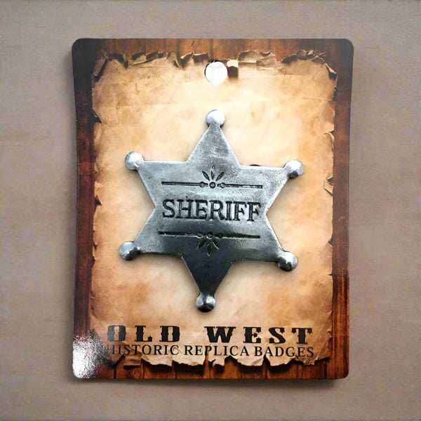 historic replica sheriff badge