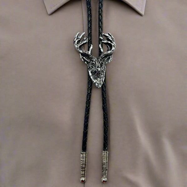 deer stag bolo tie