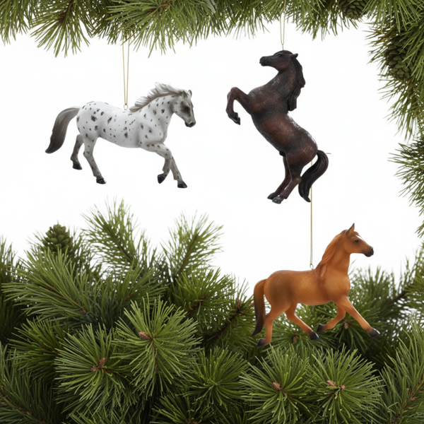 galloping horses ornaments