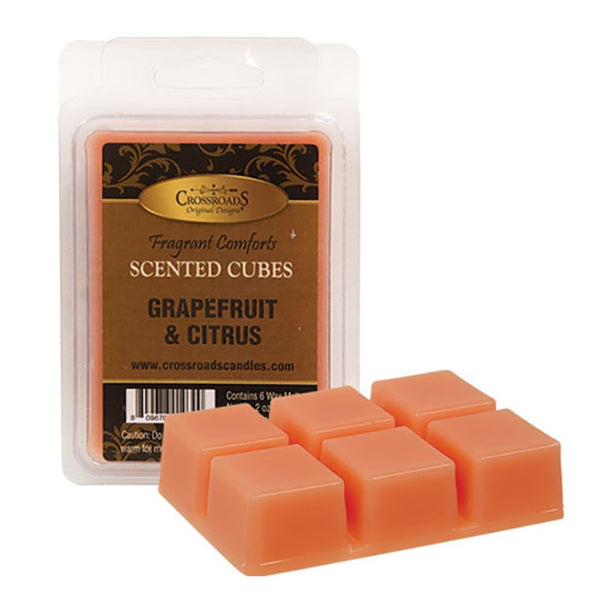 grapefruit and citrus scented wax melts