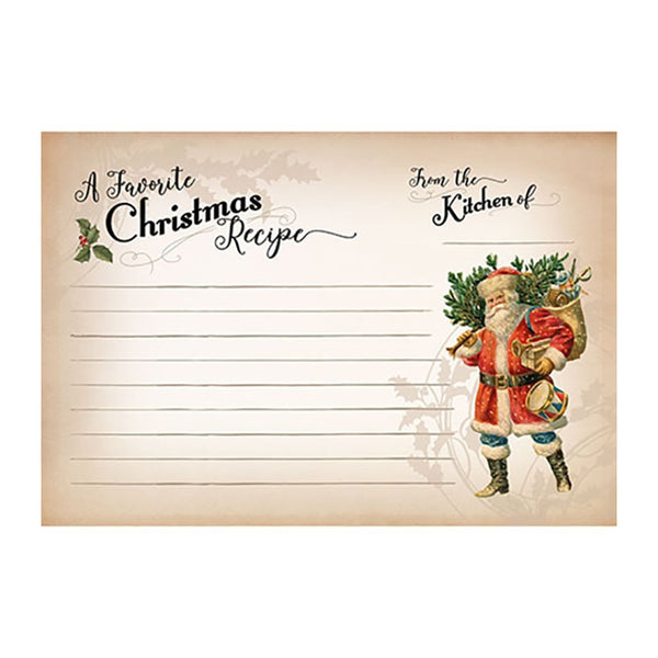 a favorite christmas recipe cards