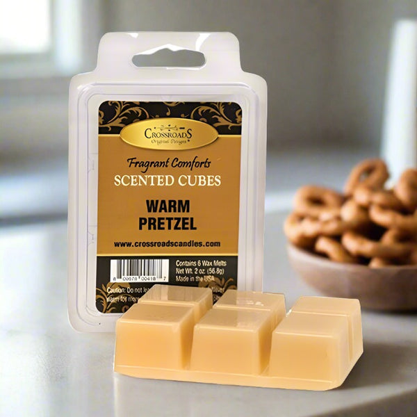 warm pretzel scented wax melts