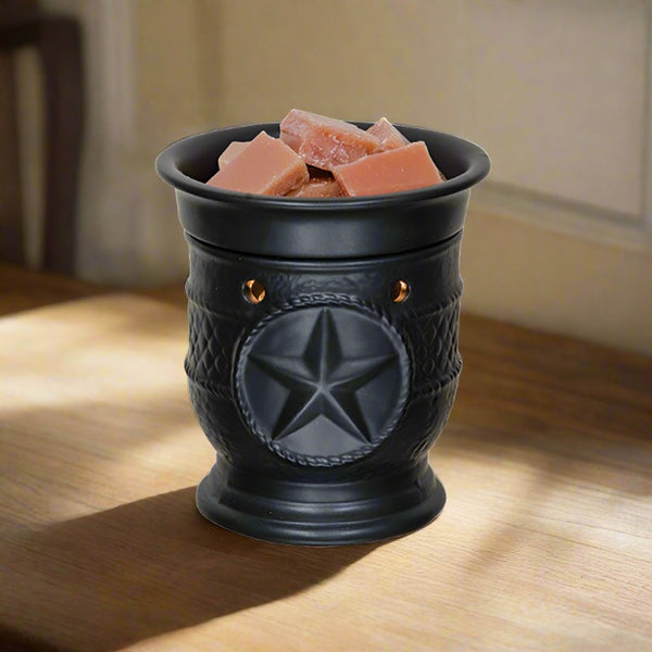 large star ceramic wax tart or oil warmer
