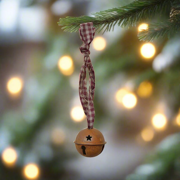 rusty jingle bell ornaments set of 3