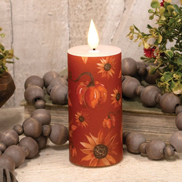 shades of autumn led 4 inch votive candle with timer