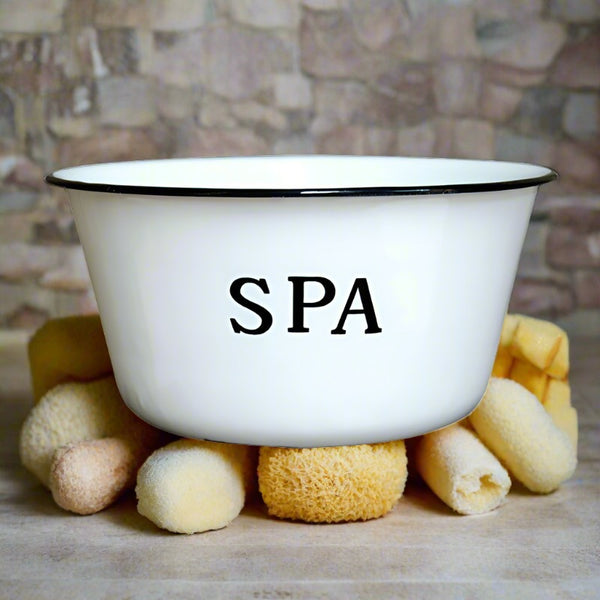 enamelware spa bowl