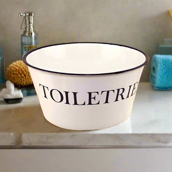 enamelware toiletries bowl