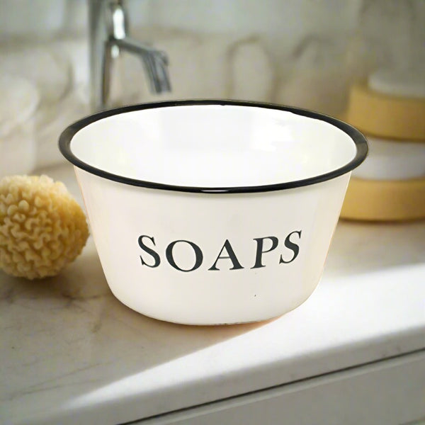 enamelware soaps bowl