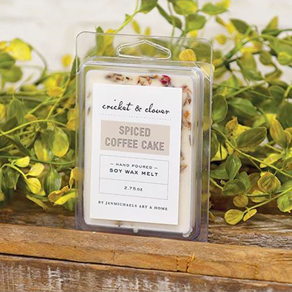 spiced coffee cake soy scented wax melts