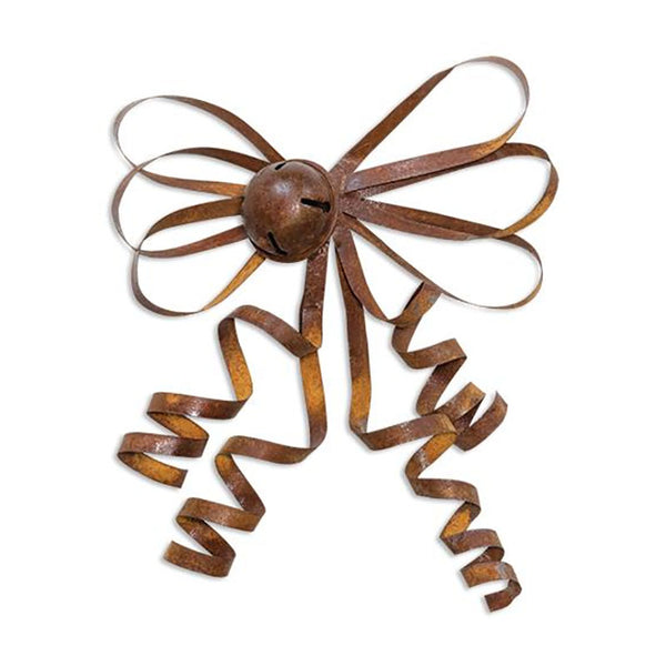 Rustic Metal Bell Ornament (Set of 2)