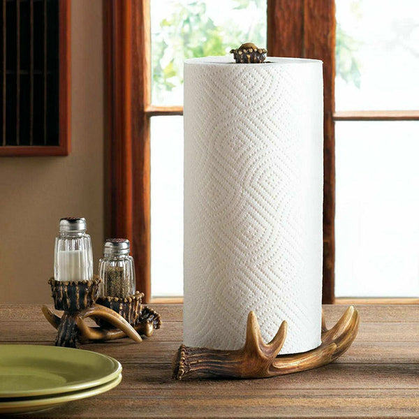 Horizontal Antler Paper Towel Holder