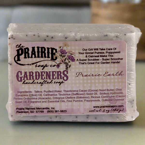 prairie soap co prairie earth gardeners scrubby hand soap