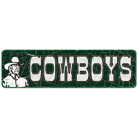 Cowboys Mens Restroom Sign