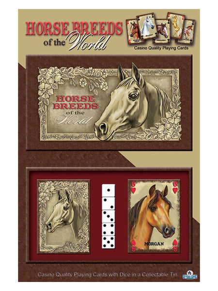 horse breeds of the world casino quality playing cards