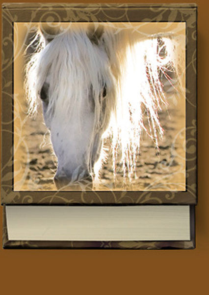 divine west horse hardcover note pad gentleness