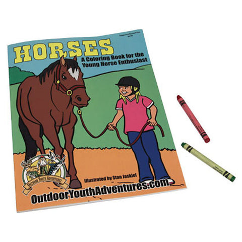 Horses Children's Coloring Book
