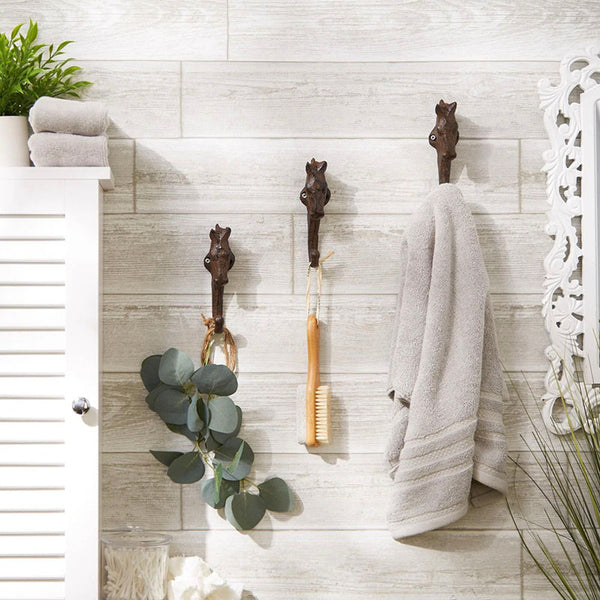 cast iron horse head wall hooks