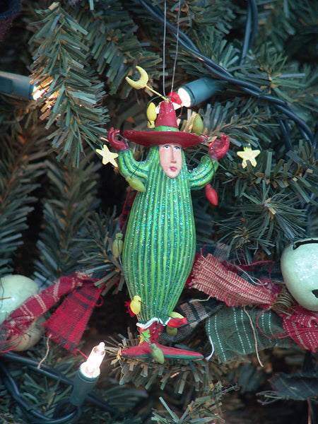 southwestern dept 56 christmas cactus ornament