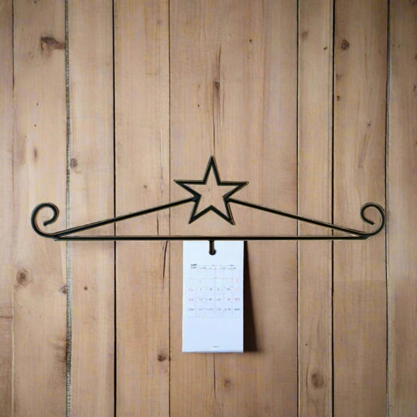 star metal calendar holder