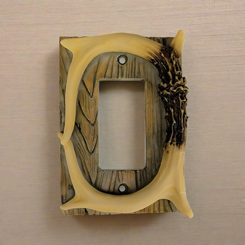 Antler Rocker Style Single Switch Cover