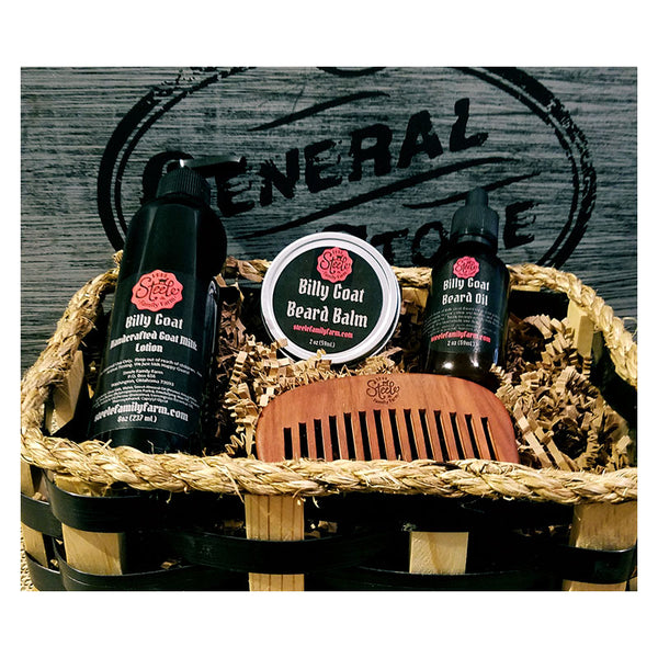 billy goat mens beard gift basket