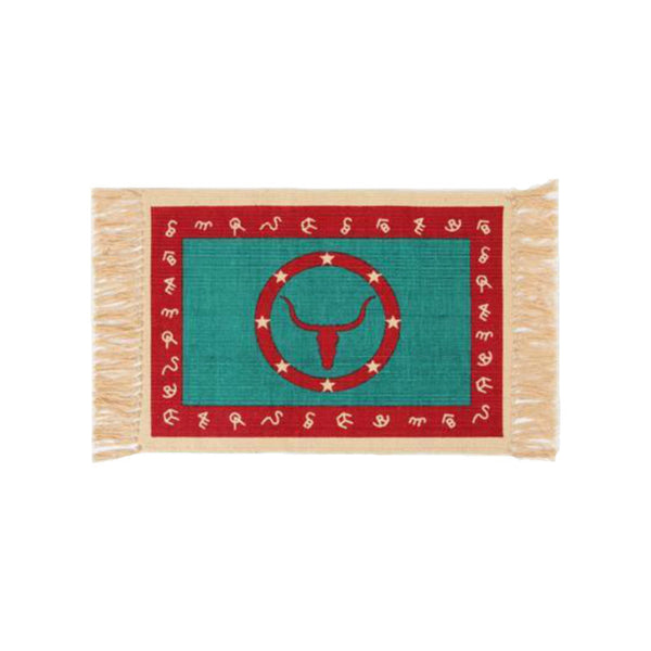 branded steer stencil tapestry placemat