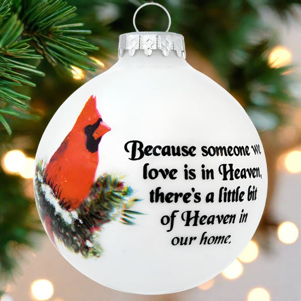 cardinal memorial ornament