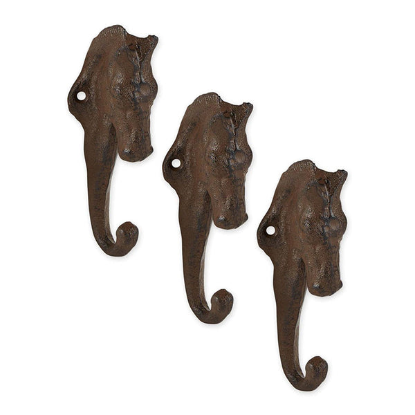cast iron horse head wall hooks