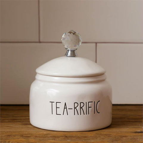 Ceramic Tea-riffic Canister