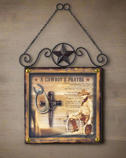 cowboys prayer sign