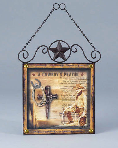Cowboy's Prayer Sign
