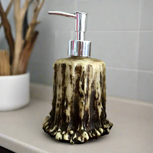 deer antler lotion soap pump